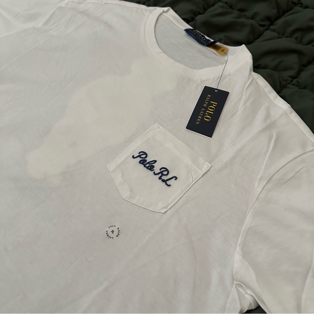 Ralph Lauren Polo Bear T-Shirt | Men’s size XL | New with Tags - White - Picture 3 of 5